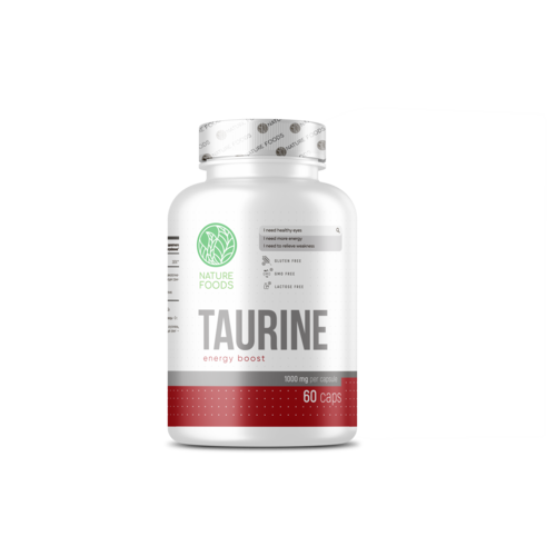Nature Foods Таурин 1000 мг, 60 капсул
