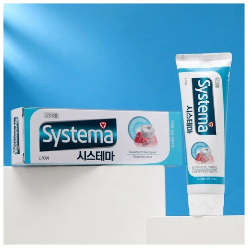 CJ LION, Зубная паста  для ПРОФИЛАКТИКИ ЗАБОЛЕВАНИЙ ДЕСЕН, Systema Icemint Alpha 120 гр