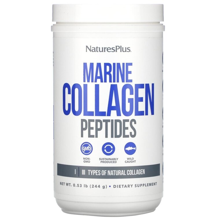 Nature's Plus, Морской коллаген Marine Collagen Peptides, 244 гр