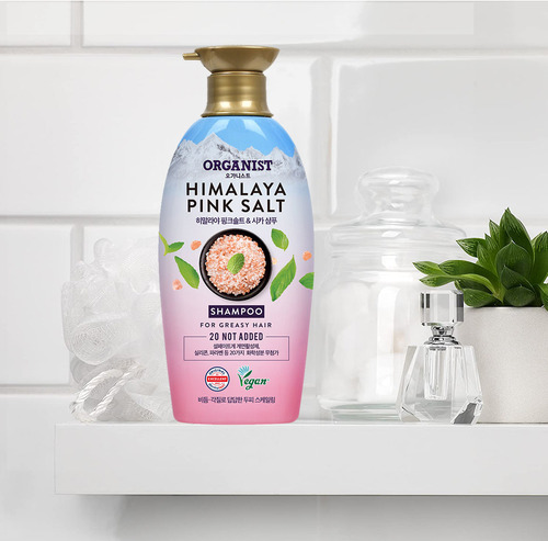 Organist Шампунь Против Перхоти с Гималайской Розовой Солью, Himalaya Pink Salt Shampoo 500 мл