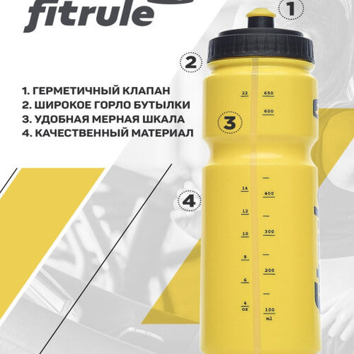 FitRule Бутылка спортивная мягкая 700 мл