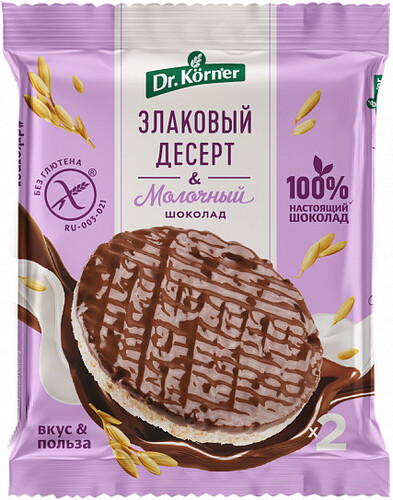 Dr.Korner Изделия злаковые с шоколадом 