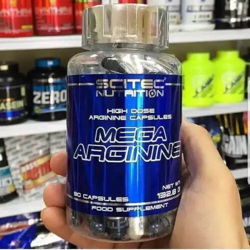 Scitec Nutrition Mega Arginine, Аргинин 90 капсул