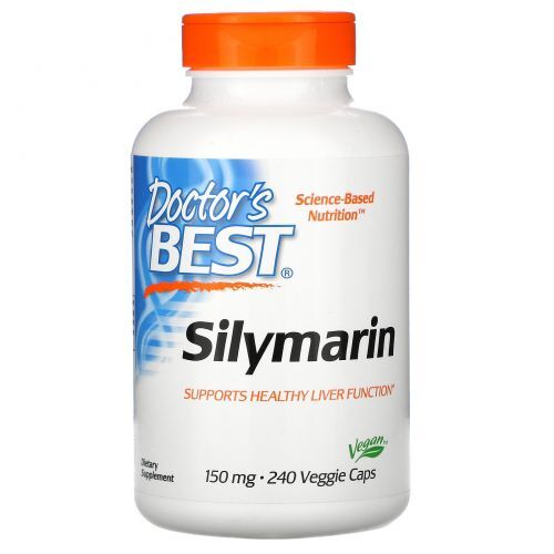 Doctors Best Силимарин 150 мг, 240 вегетарианских капсул 