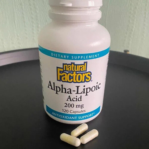 Natural Factors Альфа-липоевая кислота 200 мг, 60 капсул