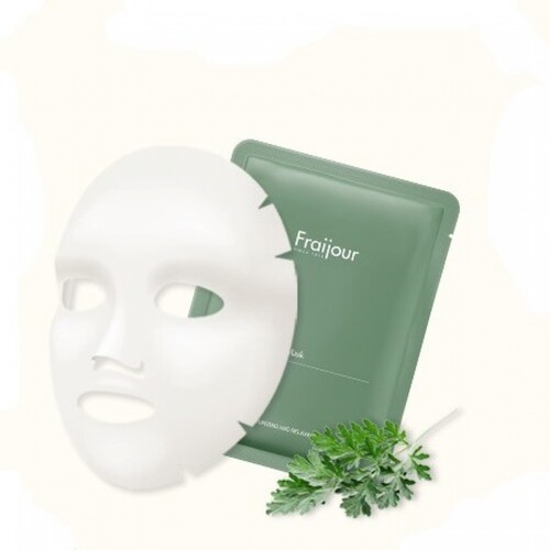 Fraijour, Набор тканевых масок для лица, Original Herb Wormwood Sheet Mask, 5 шт 