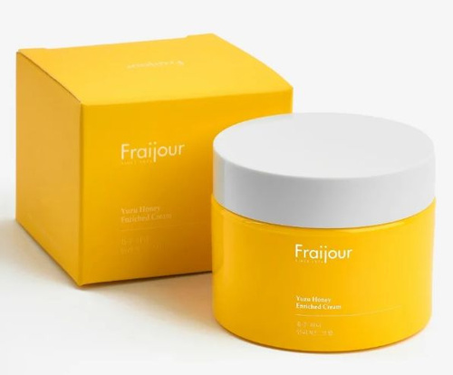 Fraijour, Крем для лица прополис, Yuzu Honey Enriched Cream, 50 мл
