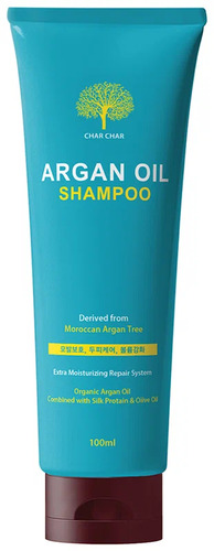 Char Char, Шампунь для волос аргановое масло, ARGAN OIL SHAMPOO, 100 мл