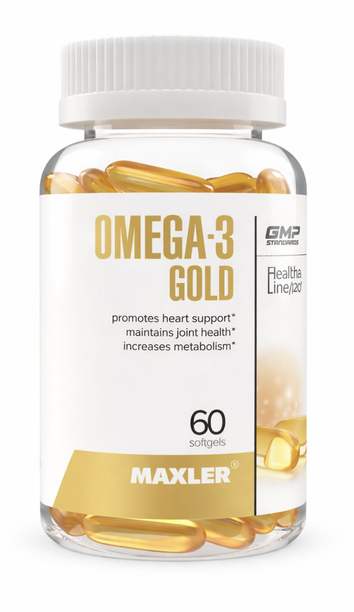 Maxler Омега-3, Gold (USA) 60 капсул 