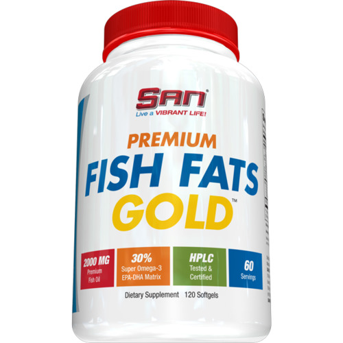 SAN Омега 3 Premium Fish Fats Gold 120 капсул