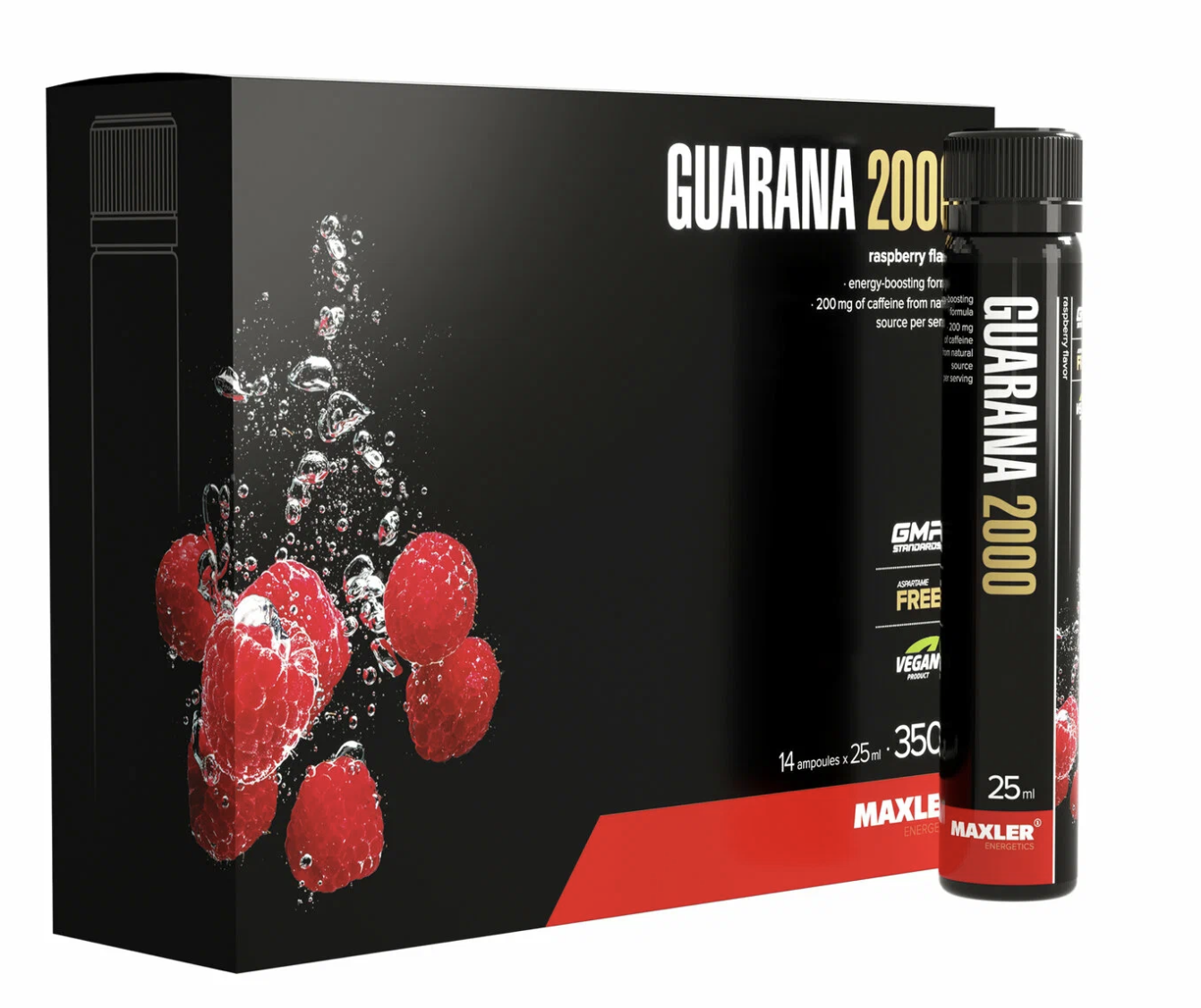 Maxler Гуарана 2000 в шотах, 25 мл