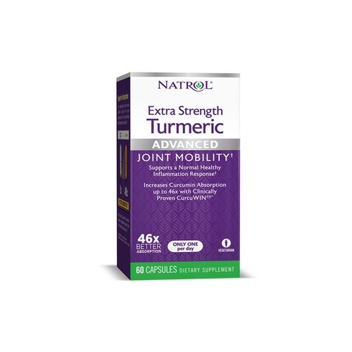 Natrol Куркумин, Extra Strength Turmeric 60 капсул