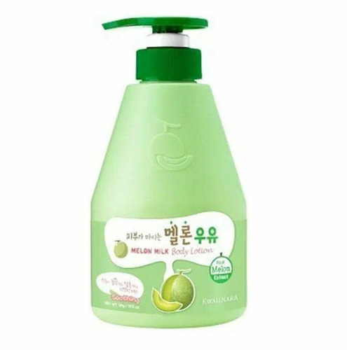 Welcos Kwailnara Melon Milk Body Lotion, Лосьон для тела с дынным молоком 560 мл 