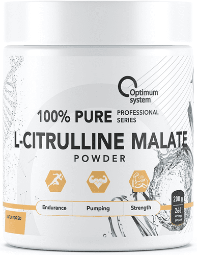 Optimum System L-Цитруллин Малат, L-Citruline Powder 200 гр