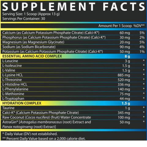 Nutrex EAA+ Hydration, Аминокомлекс  390 гр