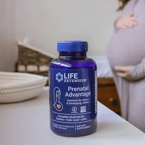 Life Extension Витамины для беременных, Prenatal Advantage 120 легкопроглатываемых капсул