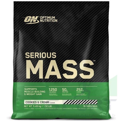 Optimum Nutrition Гейнер, Serious Mass 5450 гр