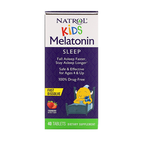 Natrol  Kids Мелатонин для детей от 4 лет, 40 таблеток