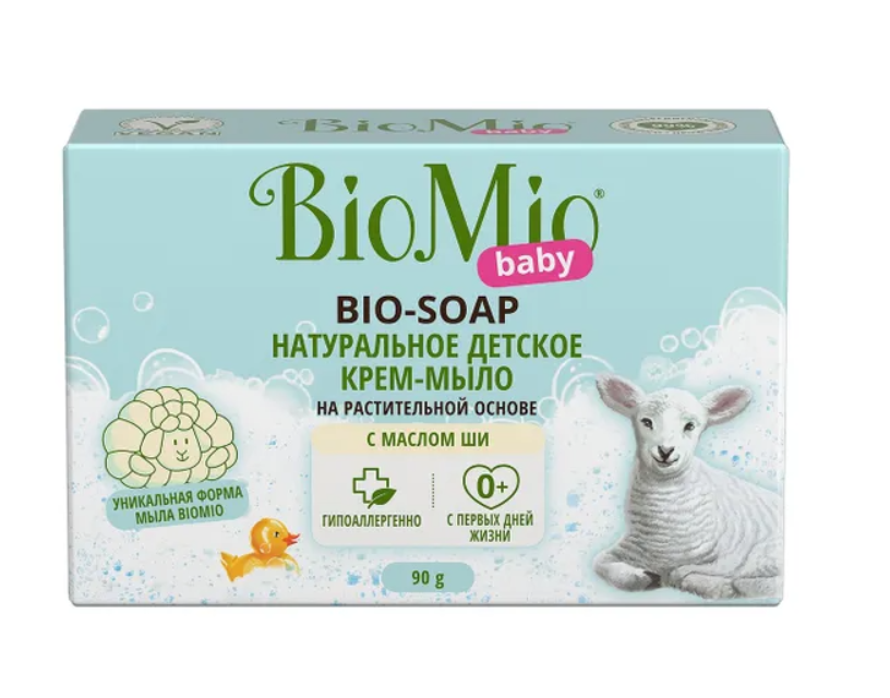 BioMio Baby Натуральное детское крем-мыло Bio-Soap, 90 гр