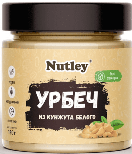 Nutley Урбеч из белого кунжута, 180 гр