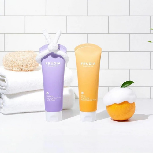 FRUDIA Гель-пенка Увлажняющая с экстрактом черники, Blueberry Hydrating Cleansing Gel To Foam 145 мл