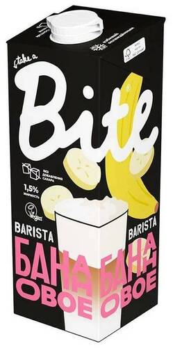 BITE Банановое молоко, Barista 1000 мл