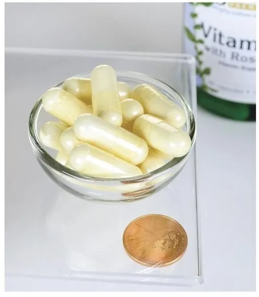 Swanson Витамин C + шиповник 1000 мг, 30 капсул