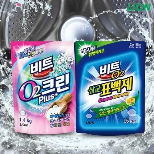 CJ LION, Кислородный Отбеливатель, Beat O2 Oxyzen Bleach 1,5 кг