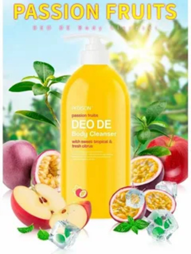 Pedison, Гель для душа фрукты, Deo De Body Cleanser Passion Fruits, 750 мл