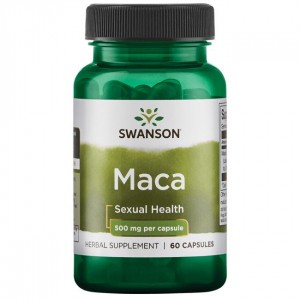 Swanson Мака перуанская 500 мг, 60 капсул