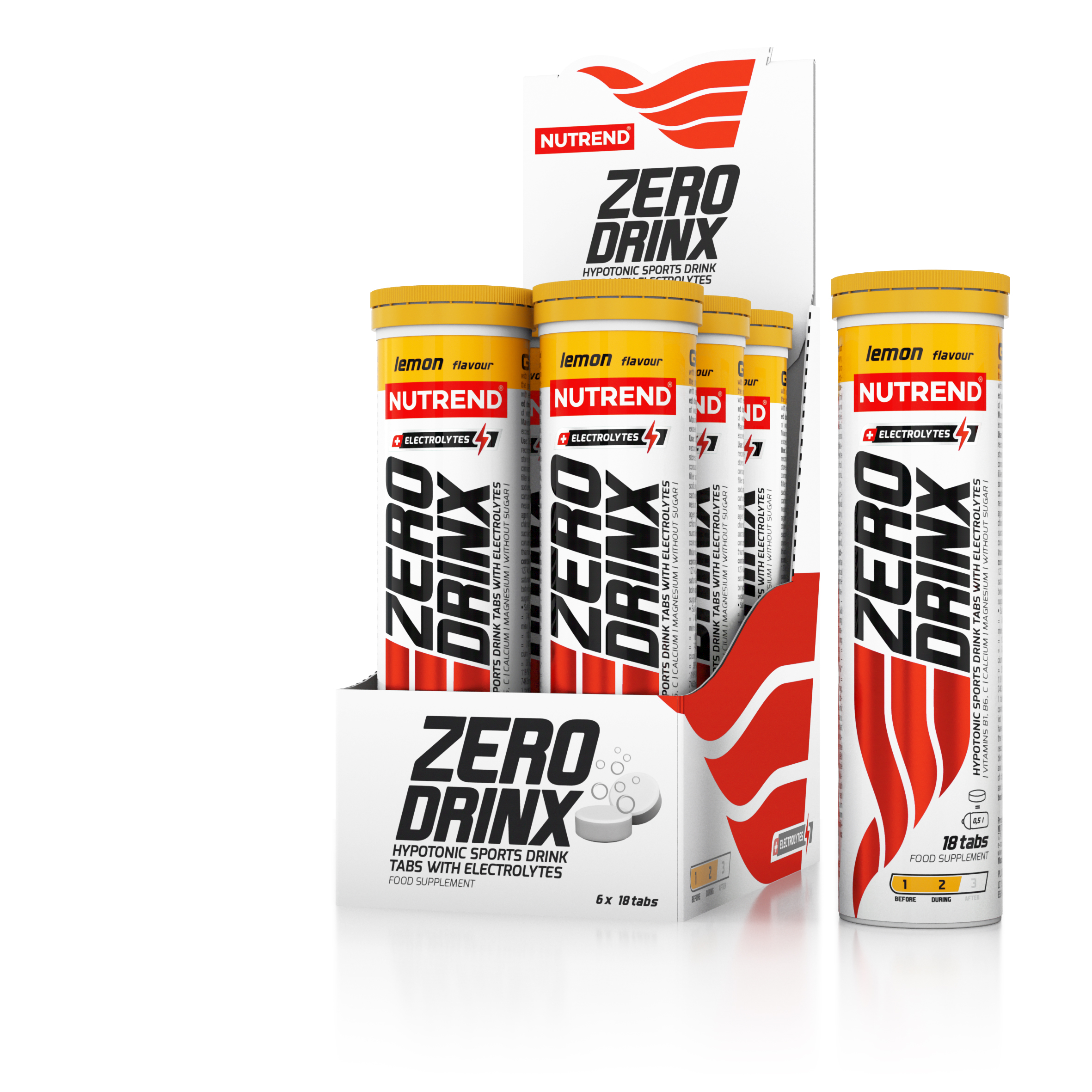 Nutrend Изотоник шипучие таблетки, Zero drinx 18 таблеток 