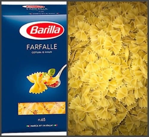 BARILLA Паста Mini Farfalle n. 64 (Мини Фарфалле 64), 400 гр