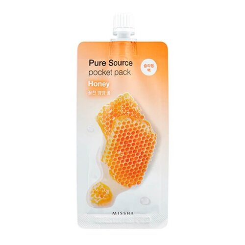 Missha Маска ночная для лица с медом, Pure Source Pocket Pack 10 мл