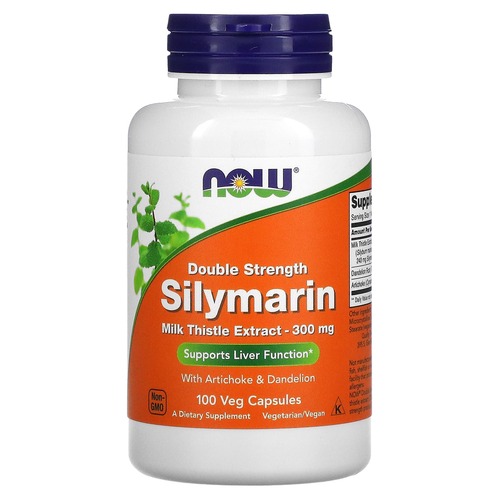 Now Foods, Силимарин, 300 мг 100 капсул