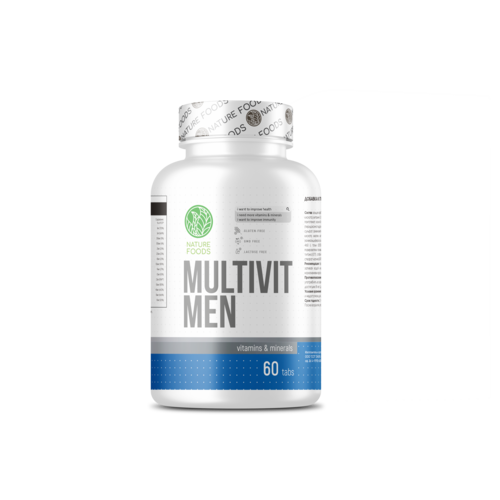 Nature Foods Multi Men, Витамины для мужчин 60 таблеток