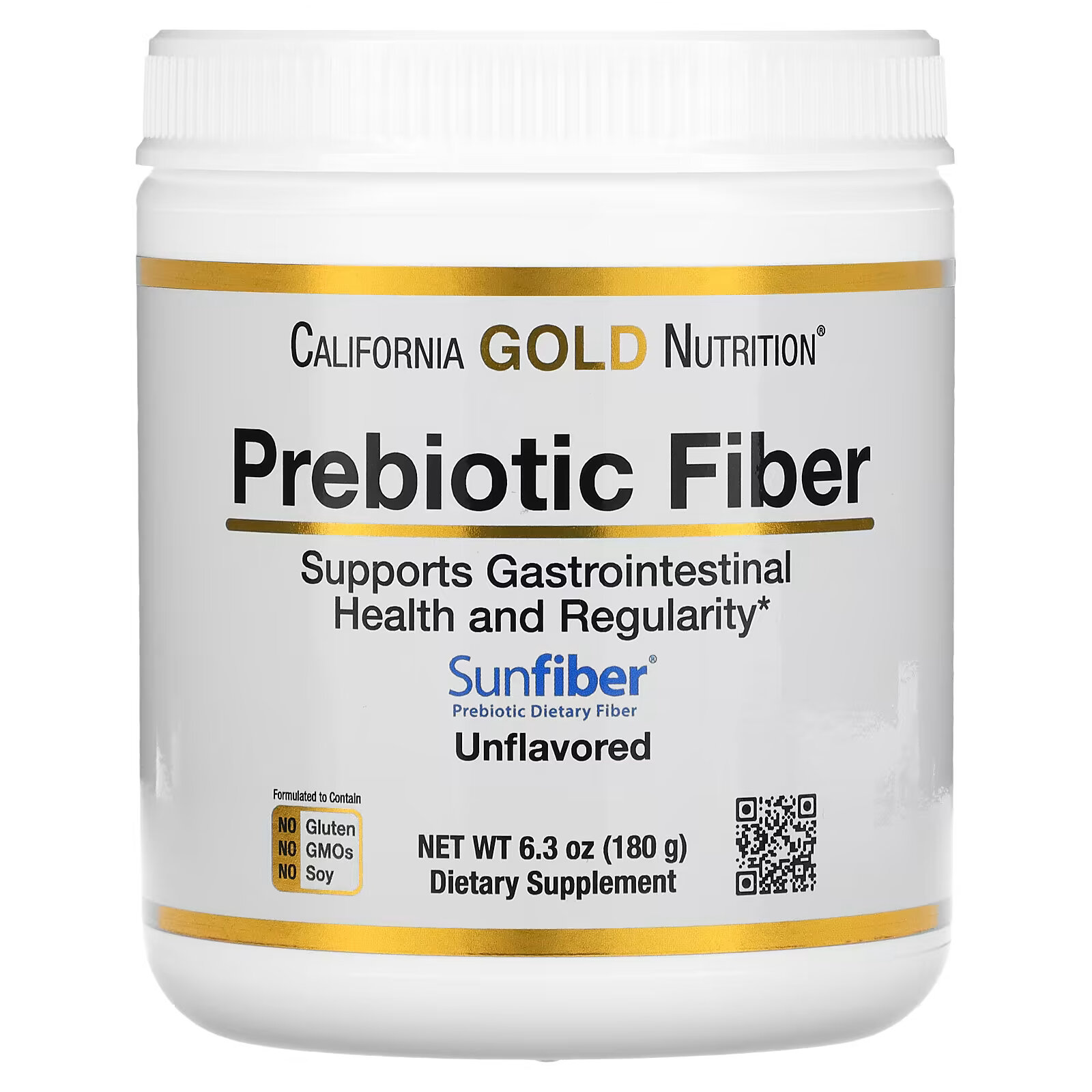 California Gold Nutrition Пребиотическая клетчатка, 180 гр