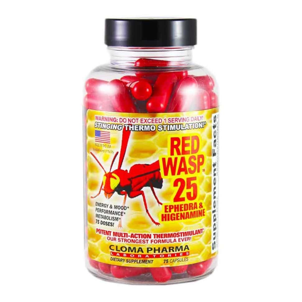Cloma Жиросжигатель, Pharma Red Wasp 75 капсул