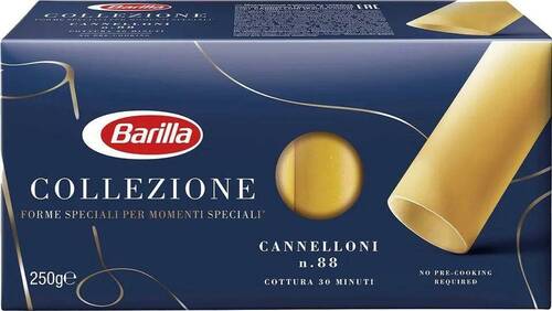 BARILLA Паста Collezione Cannelloni n. 88 (Коллеционе Каннеллони), 250 гр