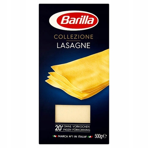 BARILLA Паста Collezione Lasagne n. 189 ( Коллеционе Лазанья), 500 гр
