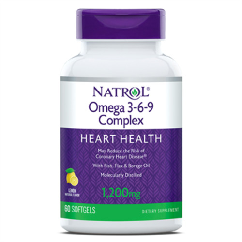 Natrol Omega 3-6-9 Complex 60 капсул
