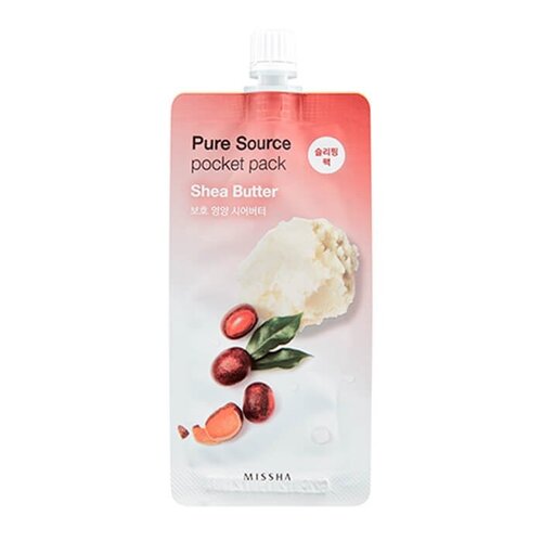Missha Маска ночная для лица с маслом ши, Pure Source Pocket Pack 10 мл