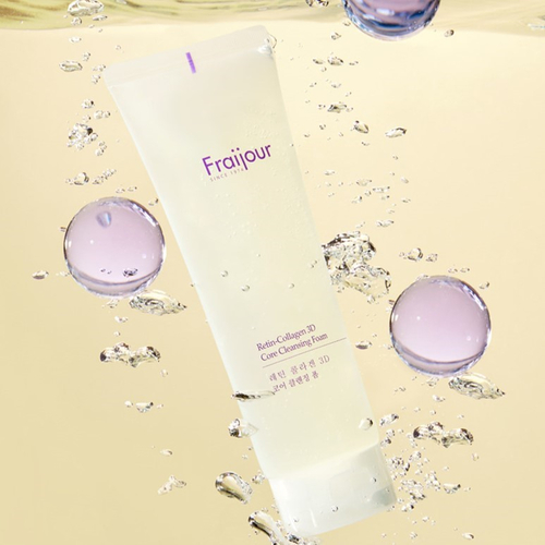 Fraijour, Пенка-гель для умывания коллаген/ретиналь, Retin-Collagen 3D Core Cleansing Foam, 250 мл