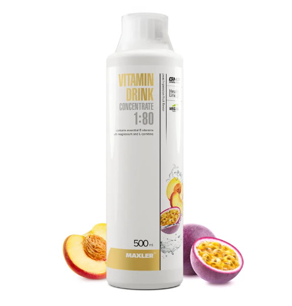 Maxler Витаминный концентрат с Магнием + L-Карнитин, Vital Drink 500 мл