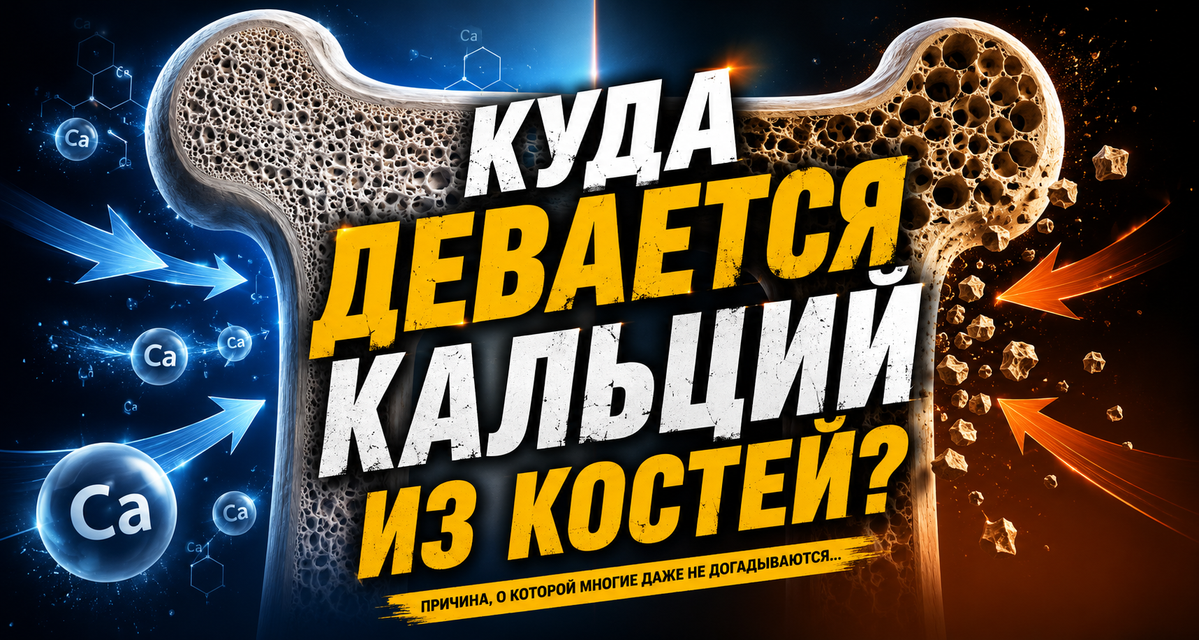 КУДА ДЕВАЕТСЯ КАЛЬЦИЙ ИЗ КОСТЕЙ?