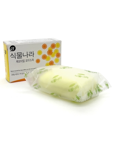 CJ LION, Мыло УВЛАЖНЯЮЩЕЕ с экстрактом Ромашки, Shingmulnara Botanic Nation Camomile Moisture 100 гр