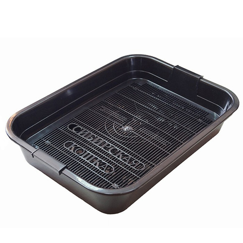 Сибирская Кошка, Туалет для кошек, Премиум с сеткой ЧЁРНЫЙ 1 шт 