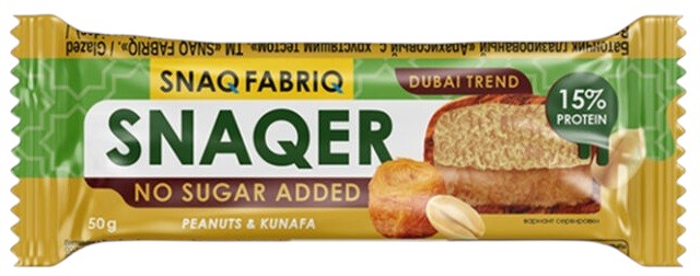 SNAQ FABRIQ Батончик глазированный, Dubai trend 50 гр