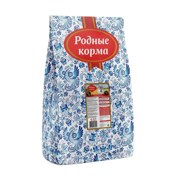 Родные корма, Сухой корм для собак с высокой активностью, 10 кг 