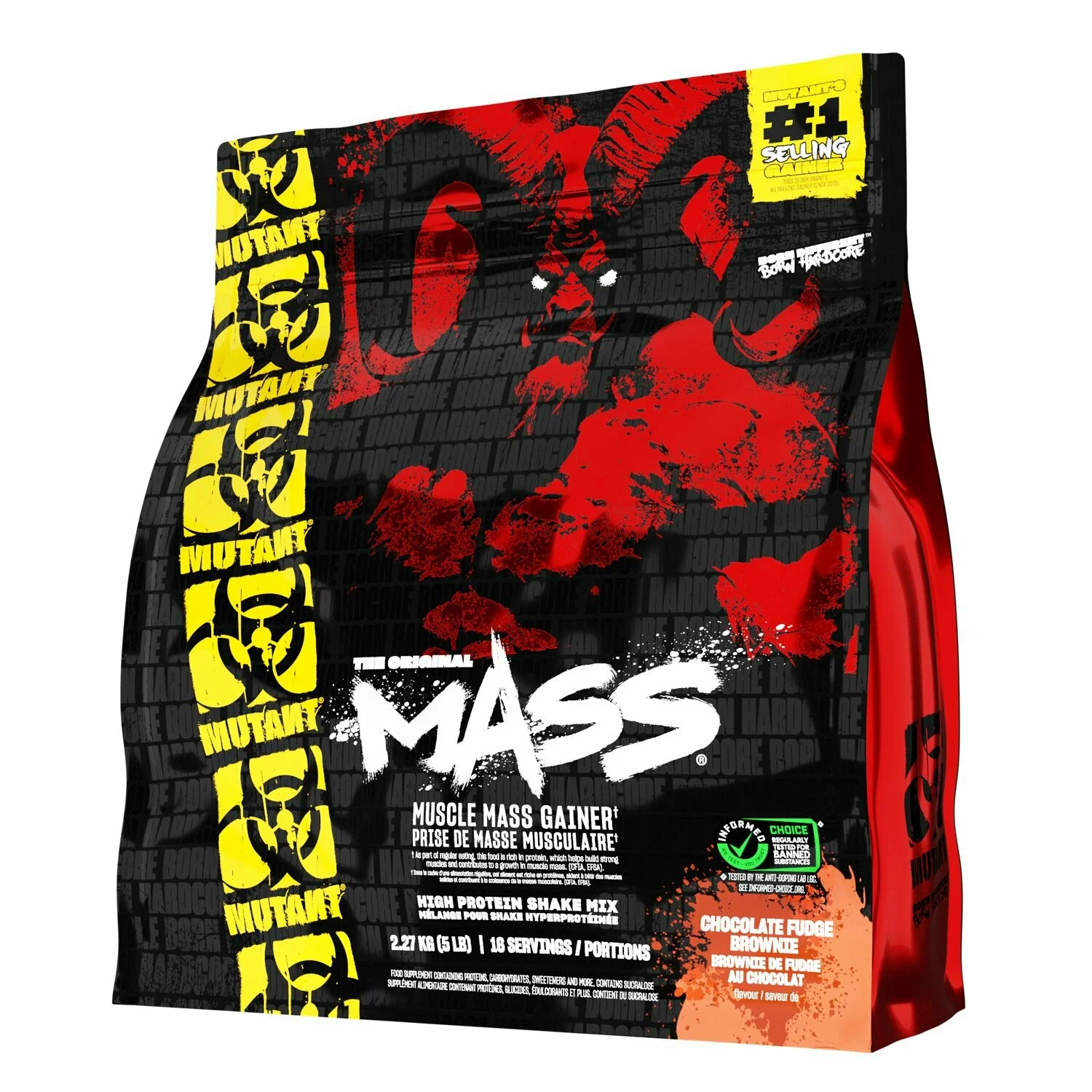 Mutant Nutrition Гейнер, Mass 2270 гр (5 lbs) 