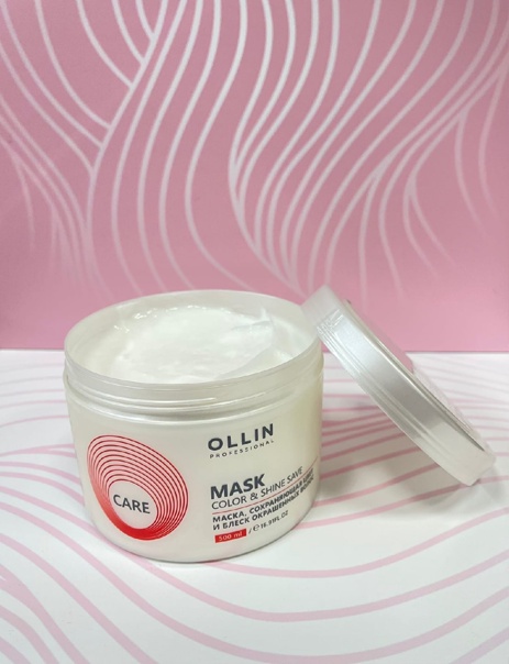 OLLIN Professional Care Маска сохраняющая цвет и блеск окрашеных волос, 500 мл
